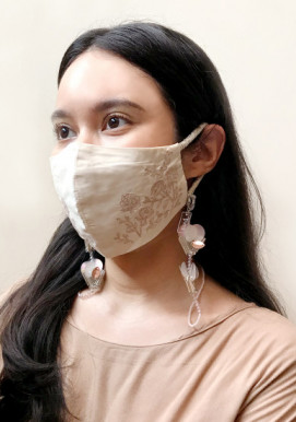 AVA BEADED NECK STRAP (NUDE) AVA BEADED NECK STRAP (NUDE)